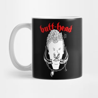 Funny 90's Cartoon Metal Band Logo Parody Mug